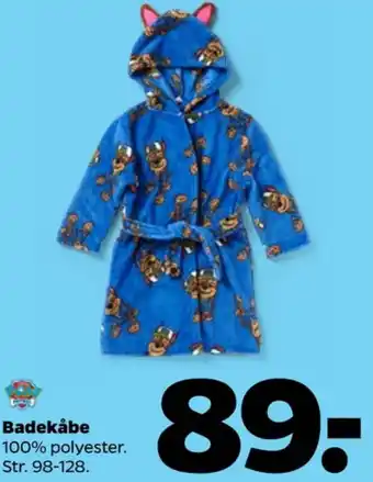 Netto Paw patrol morgenkåbe tilbud