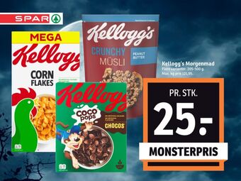 SPAR Kelloggs cornflakes tilbud
