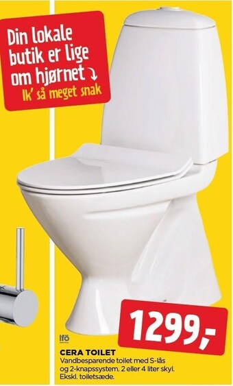 jem & fix Ifö cera toilet tilbud