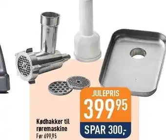 Kødhakker til røremaskine