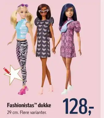 Føtex Fashionistas Dukke tilbud