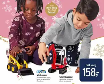 Føtex Minilæsser / Gravemaskine tilbud