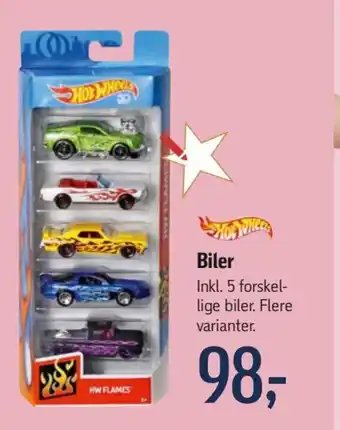 Føtex Biler Inkl. 5 forkskel lige biler tilbud