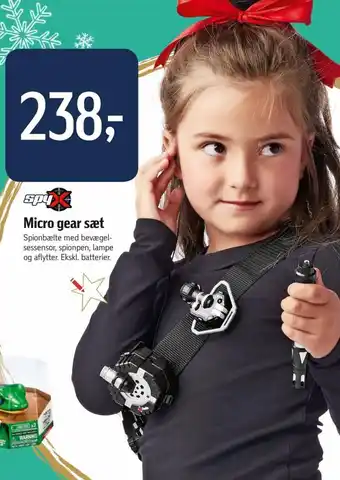 Føtex Micro gear sæt tilbud