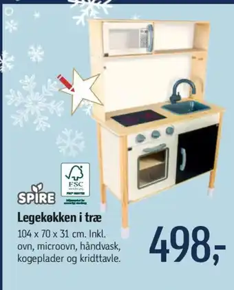 Føtex Legekøkken i træ tilbud