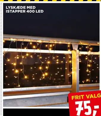 jem & fix Lyskæde med istapper 400 led tilbud