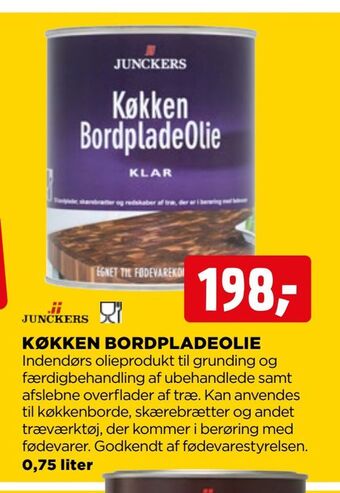 jem & fix Køkken bordpladeolie tilbud