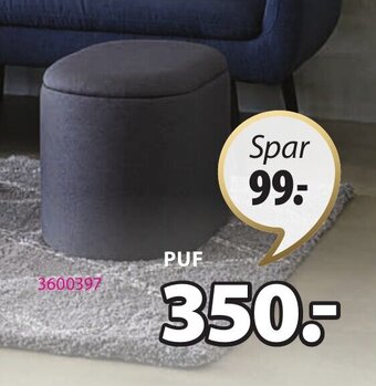 JYSK Gislev Puf tilbud