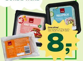 Coop 365 Coop Pålæg Flere varianter 70-175g tilbud
