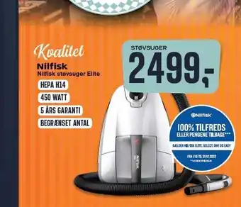 Skousen Nilfisk støvsuger elite tilbud