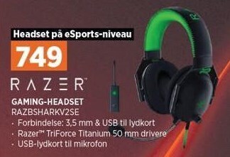 Power Gaming-headset tilbud
