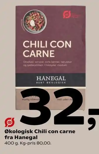 Økologisk Chili con Carne Fra Hanegal 400g