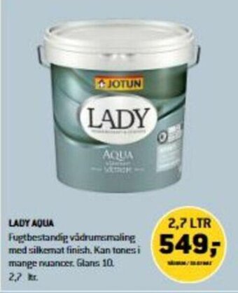 XL-BYG Lady Aqua tilbud