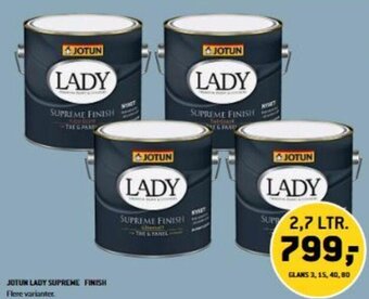 XL-BYG Jotun Lady Supreme Finish tilbud