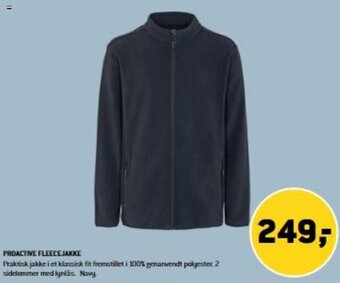 XL-BYG Proactive Fleecejakke tilbud
