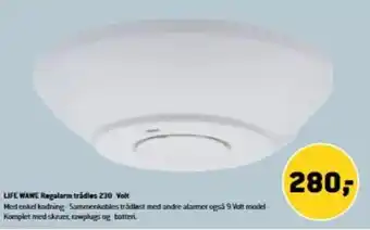 XL-BYG Life Wawe Røgalarm Trådløse 230 Volt tilbud