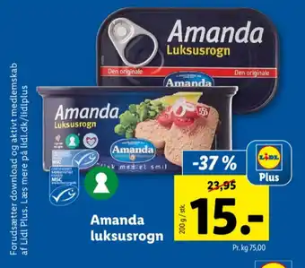 Lidl Amanda torskerogn tilbud