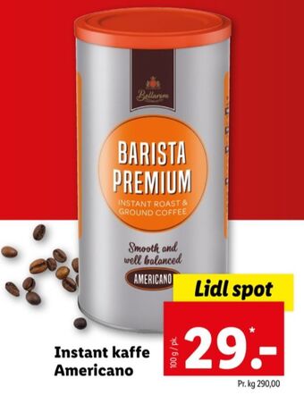 Lidl Bellarom instant kaffe tilbud
