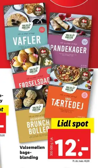 Lidl Valsemøllen melblanding tilbud
