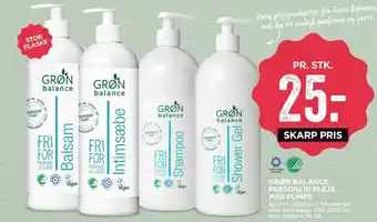 MENY Grøn balance balsam tilbud