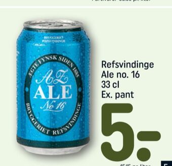 REMA 1000 Ale no. 16 øl tilbud