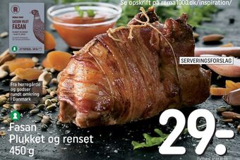 REMA 1000 Rema 1000 fasan tilbud