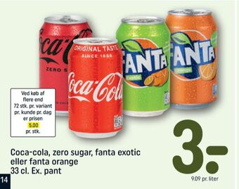 REMA 1000 Coca cola cola tilbud