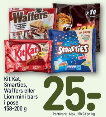 REMA 1000 Mini chokoladebar tilbud
