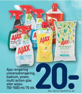REMA 1000 Ajax rengøring - universal tilbud