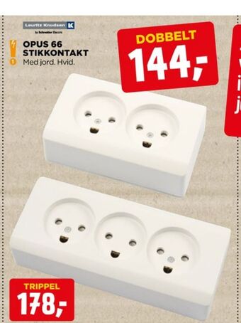jem & fix Opus stikkontakt tilbud