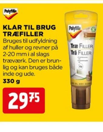 jem & fix Polyfilla spartelmasse tilbud