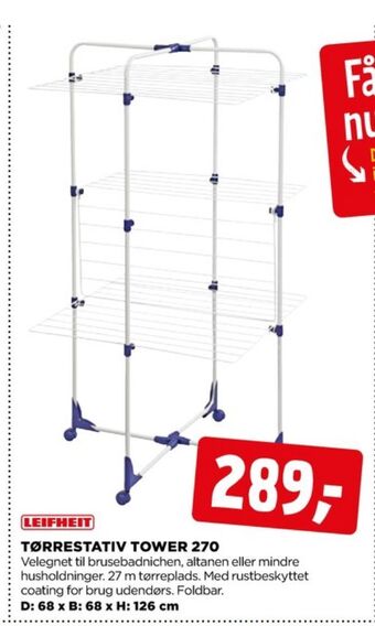 jem & fix Leifheit tørrestativ tilbud