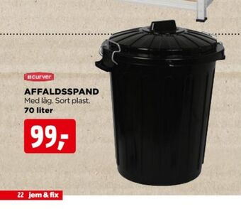 jem & fix Curver affaldsspand tilbud