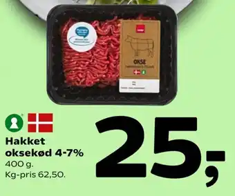 Coop 365 Hakket oksekød 400g tilbud