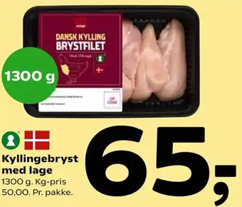 Coop 365 Kyllingebryst Med Lage 1300g tilbud