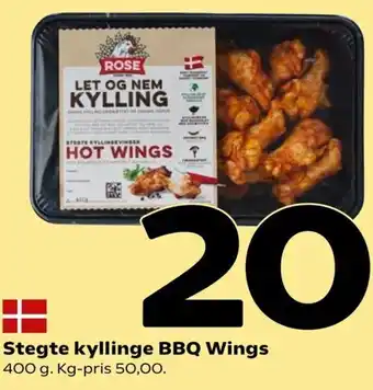 Coop 365 Stegte Kyllinge BBQ Wings 400g tilbud