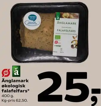 Coop 365 Ånglamark Økologisk Falafelfars 400g tilbud