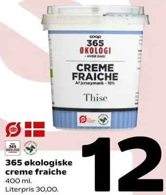 Coop 365 365 Økologiske Creme Fraiche 400ml tilbud
