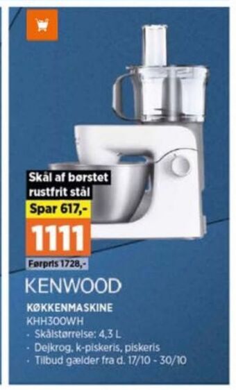 Power Kenwood køkkenmaskine tilbud