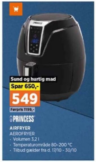 Power Princess airfryer tilbud