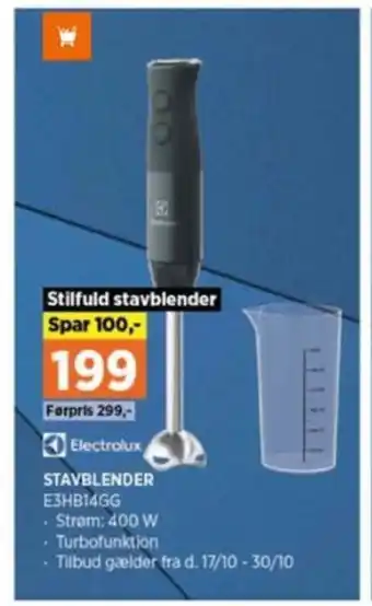 Power Electrolux stavblender tilbud