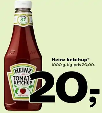 Coop 365 Heinz Ketchup 1000g tilbud