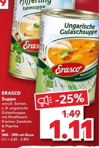 Kaufland Erasco Suppe tilbud