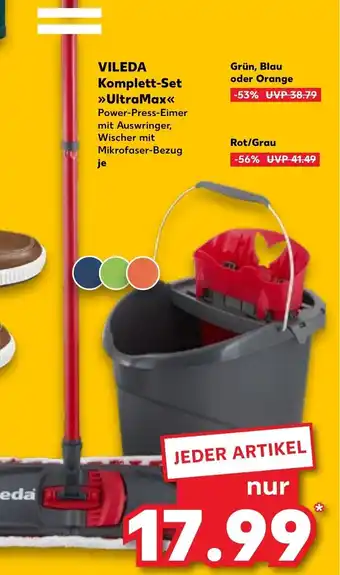 Kaufland Vileda Komplett-Set Ultramax tilbud