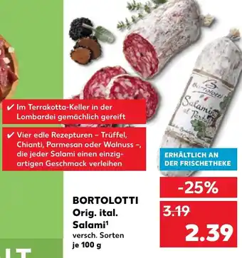 Kaufland Bortolotti Orig. Ital. Salami tilbud