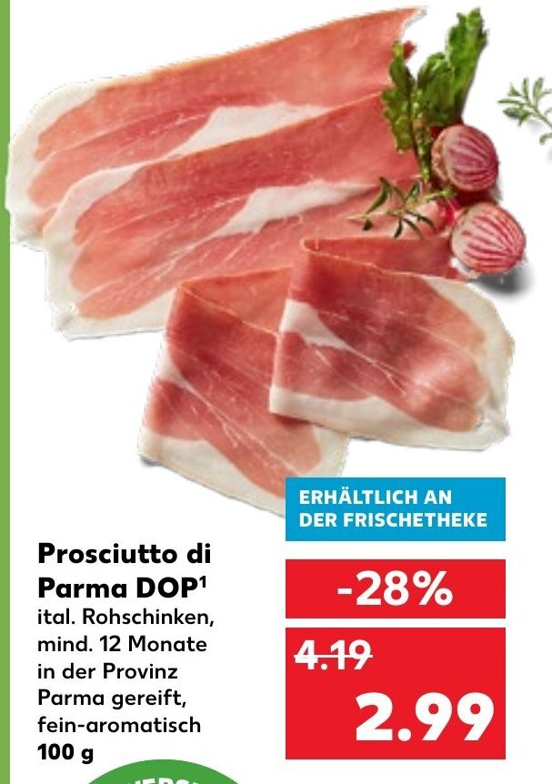 Prosciutto di Parma DOP tilbud hos Kaufland