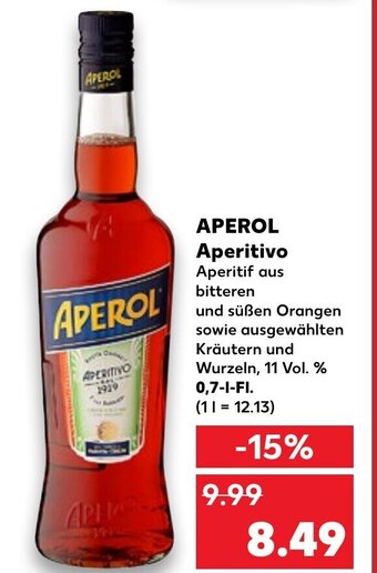 Kaufland Aperol Aperitivo tilbud