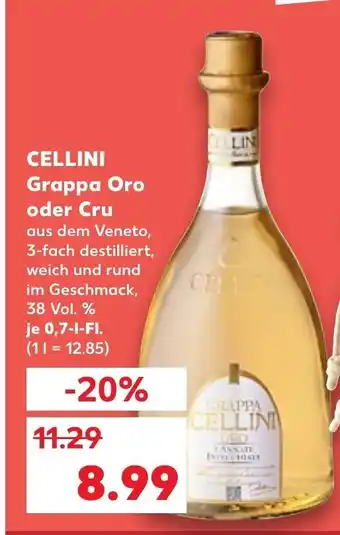 Kaufland Cellini Grappa Oro Oder Cru tilbud