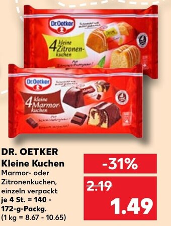 Kaufland DE Dr.Oetker Kleine Kuchen tilbud