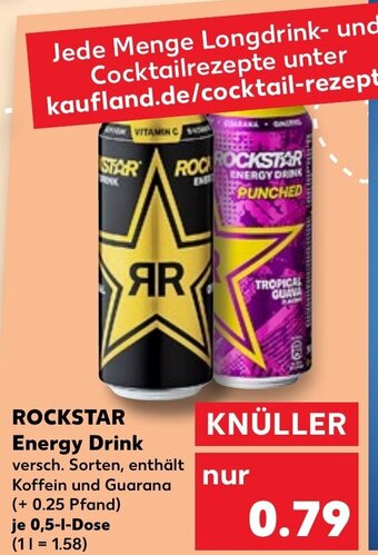 Kaufland DE Rockstar Energy Drink tilbud